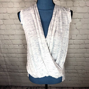 Akemi+Kin Women's Sleeveless Wrap Blouse Size XS